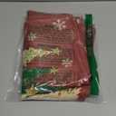 Artoid Mode Xmas Trees Snowflakes Winter Placemats Set of 8, 12x18 Inch Seasonal Red Christmas Table Mats for Party Kitchen Dining Decoration