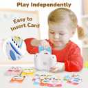 JoyCat Talking Flash Cards for Toddlers 3-5, 314 Words with Durable Thick Cards & Clear Audio, Easy to Slide in and Out, Speech Therapy Toys, Birthday Gifts for Boys Girls