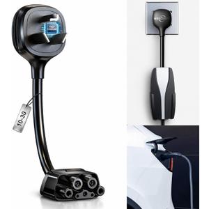 for Tesla NEMA 10-30 Adapter, Tesla Mobile Charger Adapter for Gen 2 and 3 ONLY, 240V Plug & 10-30 Outlet at 24 Amp 10-Inch