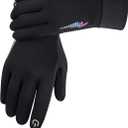 SIMARI Kids Winter Gloves Touchscreen Warm Thermal Water-Resistant for Boy Girl Running Cycling Snow Skiing in Cold Weather (XX-Large, Black Iris)