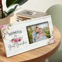 SRADMO Pregnancy Announcement for Great Grandma, Great Grandma Picture Frame, 12x6 inch Wooden Tabletop Photo Frame