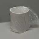 LE TAUCI Utensil Holder, 7.1" Ceramic Kitchen Utensil Holder for Counter top, Embossed Cooking Utensil Organizer for Spatula & Spoon, Kitchen Decor, Set of 1, Arctic White,Fireworks