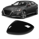 Moonlinks Compatible with Nissan Altima 2019 2020 2021 2022 2023 2024 2025 Left Side Mirror Cover Replacement, Glossy Black Exterior Left Driver Side Door Rear view Mirror Cap Trim