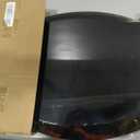 Black Toilet Seat Elongated, 18.5 x 14.2 Inch, Slow Close, Bottom-Mount Design, Fits 2-Piece Toilets, Durable & Easy to Install, PP Material Safe and Durable