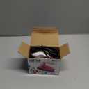 Honoson Mini Craft Iron Mini Heat Press Small Iron 3.93 x 2.36 x 2.76 in Portable Handy Tiny Flatiron with Charging Base Accessory for Fuse Bead Patch DIY Heat Transfer Vinyl(Pink)