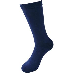Defishuy 2 Pack Mens Dress Socks Combed Cotton Dress Crew Socks for Men Breathable Business/Casual Men's Socks Size 8-13 05 2 Pack Black Navy