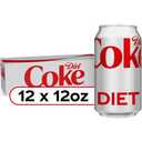 Diet Coke Diet Soda Fridge Pack, 12 fl oz Cans, 12 Pack, Best By: AUG 04, 2025