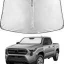 Autovir Car Windshield Sun Shade Foldable | Front Windshield Shade for Sun, Heat and UV Rays | Sunshade for Car Front Window and Interior Sun Protection | Medium (28 x 31 inches)