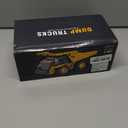 KidsFaves Remote Control Dump Truck Toys 9 Channel 2 Batteries RC Construction Toy Vehicles with Metal Bed Lights/Sounds, Birthday Gifts for Boys Age 3+