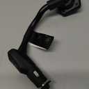 Scosche Magnetic Phone Mount for Car, USB Cigarette Lighter Adapter with Phone Holder, 12V Socket Plug-In, Adjustable Arm, Secure Magnet Grip, Built-In USB Charger for iPhone & Android Cell Phones