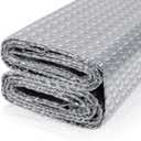 Reflective Bubble Insulation Sheet, Double Side Aluminum Foil Bubble Shield, Aluminum Foil Thermal Insulation Radiant Barrier for Windows, RV, Roof, Garage Door (59IN X 8.2FT)