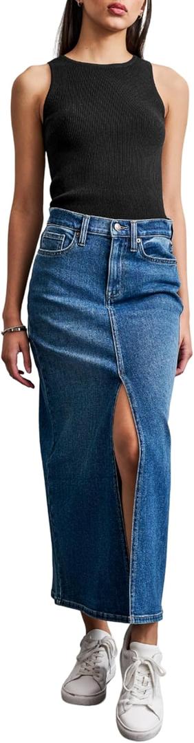 DKNY Women's Denim Fashionable Cropped Jeans Jacket (26)