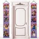2Pcs Katseye Birthday Porch Sign Door Hanging Banner Party Supplies for Katseye Birthday Decorations