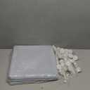 LURIVA Transparent Clear Small Animal Playpen, Guinea Pig Cages, Puppy Dog Playpen, Pet Playpen, Rabbit Bunny Indoor Fence Pen Enclosure, White Clear Plastic Playpen,12X12 Inch, 12Panels