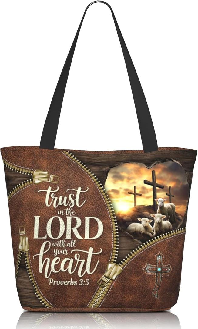 Bible Tote Bags For Women Christian Gifts For Women Church Bags Christian Tote Bag Faith Gifts For Mother'S Day