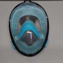 Jwintee Full Face Snorkel Mask, Diving Mask for Kids and Adults,180° Panoramic View Snorkel Mask with Camera Mount, Safe Breathing, Anti-Leak&Anti-Fog One Is Pre-owned