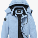 Boy's Waterproof Ski Jacket kids Winter Snow Coat| Fleece Snowboarding Jackets with Detachable Hood, Size 13-14
