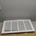 24"W x 12"H [Duct Opening Size] Steel Return Air Filter Grille - Removable Face/Door for 1 inch Filters -HVAC Vent Cover Grill - White [Outer Dimensions: 26 5/8"W X 14 5/8"H]