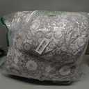 WONGS BEDDING Boho Quilt Set Queen Size,Beige Bohemian Striped Patchwork Bedspread Set,3 Pieces Microfiber Bedding Set for All Seasons (96"x90")