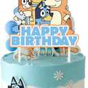 FARDAS 25PCS Cake Cupcake Topper Decorations Cartoon Dog Happy Birthday Party Supplies