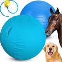 Mewlmart Herding Ball for Dogs & Horses, Large Dog Soccer Ball, Jolly Ball, Blue, 25''