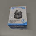 2 x Studio-Quality Wireless Ear Buds with Deep Bass & Enhanced Audio Clarity, Bluetooth 5.4, 10-Year Lifespan Earbuds, ENC Noise Cancelling Calls, Secure Fit Memory Foam Tips, IPX6 Waterproof (Black)