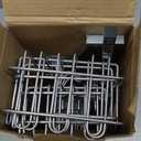 Consumest Shower Caddy Hanging  Rustproof Over Shower Head Hanger with Soap Holder and Hooks, Anti-Slip Shower Shelves for Storage, Bathroom Organizer for Apartment, Dorm, Silver