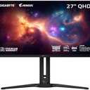 GIGABYTE - AORUS FO27Q2 (SA) - 27" QD-OLED Gaming Monitor - QHD 2560x1440-240Hz - 0.03ms GTG - AMD FreeSync Premium Pro - Type C KVM - HDMI, DP, Type C - Height Adjustable - Black, Only Display