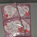 Galentines Day Decorations Napkins, 40Pcs Pink Glitter Galentines Napkin Xoxo High-heeled Shoes Crown Galentines Day Napkins, for Girl Lady Galentine's Day Party Decorations