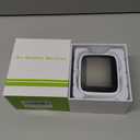 CO2 Monitor Carbon Dioxide Detector, 5-in-1 Indoor Air Quality Monitor, Portable CO2 Tester with Alarm, Tester for Carbon Dioxide, Temperature & Humidity, CO2 Sensor for Grow Tents, Bedroom, Home