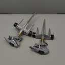 Landhoow 2 Pcs Lawn Sprinkler Heavy Duty Adjustable Pulsating Water Sprinkler Head with Spike Base Adjustable Spraying Area and Distance for Large Area Garden Lawn Yard Irrigation