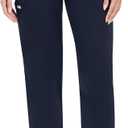 COMENII Scrub Pants for Women, High-Rise Skinny Scrubs for Women with 6 Pockets, Soft Stretch Womens Scrubs (Small, Navy)