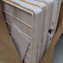 CTSNSLH 4 Tier Plastic Storage Bins and Boxes Organizer - Stackable with Lids for Bedroom, Living Room, Office - Foldable Containers (White)