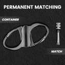 Keychain Lighter, Permanent Match, Permanent Match Keychains, Reusable Fire Starter Key Ring, Hidden Forever Lighter Keychain, For Outdoor Survival Gift for Men, Mini Waterproof Lighters