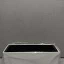 SAROSORA 14" Rectangle Self Watering Planter with Water Level Indicators for Plants & Flower Home Garden Outdoor Indoor Succulent | Herb pots | Window Box (1, White)