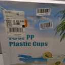 1000 Pack 16oz Plastic Cups,Disposable Clear Drinking Cups,Hot and Cold Drink Container for Water, Juice, Soda,Coffee (EXP 01/01/28)