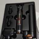 Hatteker Upgraded Mens Electric Back Shaver Body Grooming kit Body Trimmer Facial,Arm,Chin Beard Trimmer Cordless Hair Clipper with Adjustable Extension Handel Waterproof LED Display