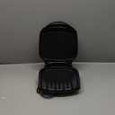 George Foreman 2-Serving Classic Plate Electric Indoor Grill and Panini Press, Black, Small Compact Size, GR10B