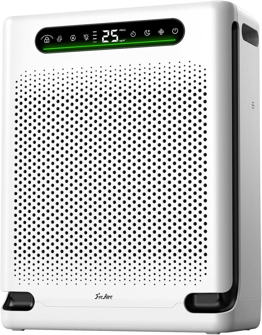 Air Purifiers for Home, Air Purifier with Washable Filter & Air Quality Display, Powerful Turbo Mode