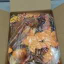 Fall Garland, 6.56FT Fall Artificial Berries Pumpkin Maple Leaf Garland Decor, for Home Autumn Harvest Thanksgiving Fireplace Door Frame Porch Indoor/Outdoor Holiday Party Decorations.