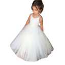 PLwedding Flower Girls Lace Tulle Ball Gowns First Communion Dresses, Size:2-3Year