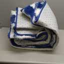 Super Soft Rug for Bedroom, 6x9 ft Blue and White Area Rug Classic Checkered Shaggy Anti-Skid High Pile Soft Fluffy Rug Fuzzy Carpet for Living Room Bedroom Kids Room Nursery, Dorm