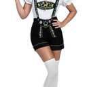 Spooktacular Creations German Oktoberfest Beer Girl Costume Set, for Adult Halloween Dress Up Party Cosplay (Medium)