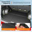 powoq Trunk Mat Compatible with 2025 2026 Subaru Forester Cargo Liner TPE Trunk Liner All Weather Protection Cargo Mat Replacement for 2025 2026 Subaru Forester Accessories (Trunk Mat)