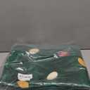 jinchan Jingle Lights Christmas Runner Rug 2x5 for Kitchen Green Holiday Rug for Hallway Bathroom Colored String Lights Pattern Xmas Decor Washable Runner for Entryway Laundry Room Bedroom Non-Slip