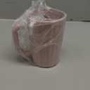 Mintlyfe Baby Bath Rinse Cup, Silicone Body Washing Rinser Cup with Easy Grip Handle, Wash Rinse Cup for Kids (Blush)