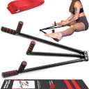 3 Bar Leg Stretcher for Splits and Adductor Stretch to Over 180, Split Machine for Flexibility with 6 Regulations - Legs Spreader, Groin Stretcher, Ballet, with Padded Grips and Strap