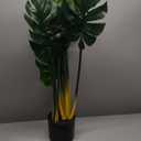 FOPAMTRI Artificial Monstera Deliciosa Plant 43" Fake Tropical Palm Tree, Perfect Faux Swiss Cheese Plant for Home Garden Office Store Decoration, 11 Leaves (3ft 2in)