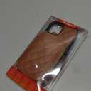 Bocasal Crossbody Wallet Case for iPhone 15, RFID Blocking PU Leather Zipper Handbag Purse Flip Cover, Kickstand Folio Case with Card Slots Holder Wrist Strap Lanyard 5G 6.1 Inch (Brown)