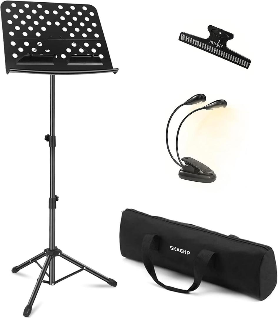 Professional Music Stand for Sheet Music, Portable Music Stand